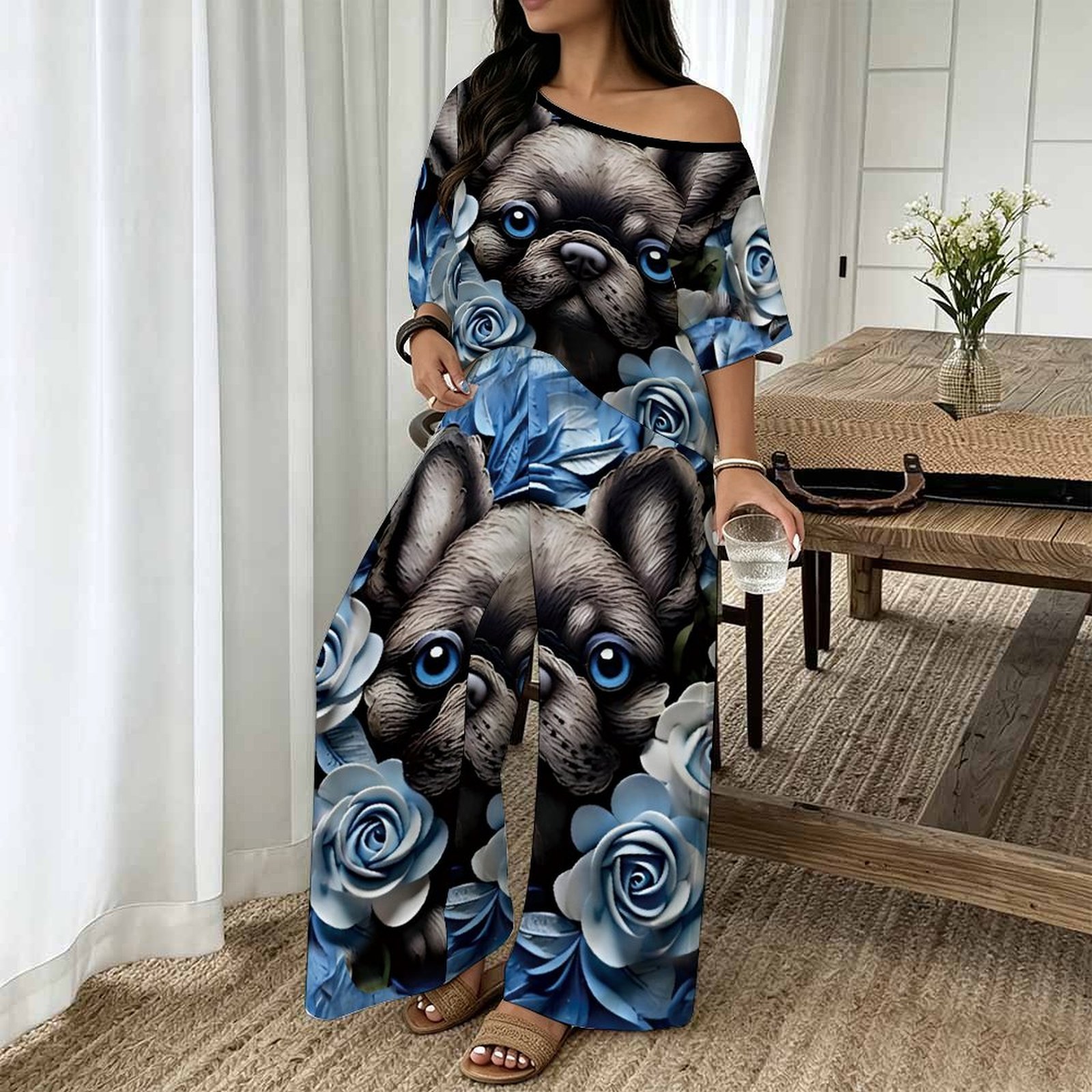 Plus Size Dames Lente/Zomer Mo - Blouse Off Shoulder recensie en prijs