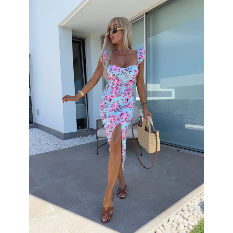 Midi-jurk met bloemen en ruche - Midi Skirt Floral recensie en prijs
