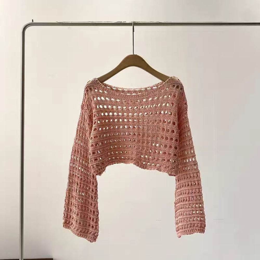 Zomerse gebreide trui voor dam - Crop Top Crochet recensie en prijs