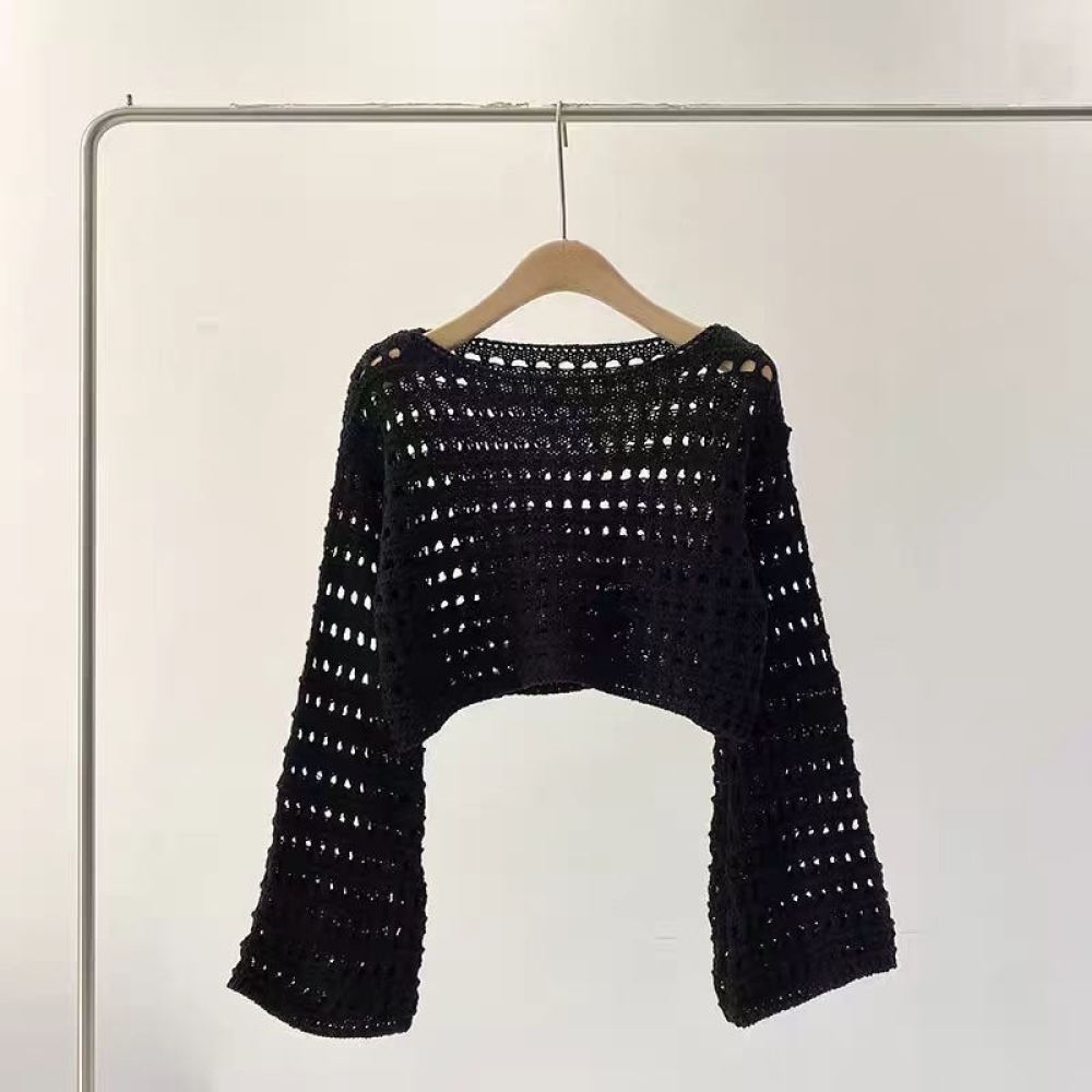 Zomerse gebreide trui voor dam - Crop Top Crochet recensie en prijs
