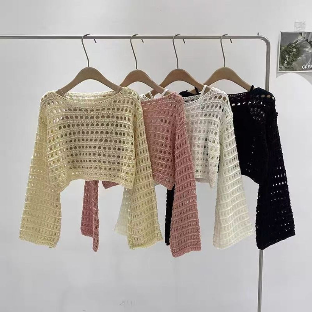 Zomerse gebreide trui voor dam - Crop Top Crochet recensie en prijs