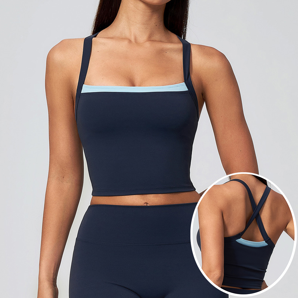 Dames Criss Cross Back Yoga Ta - Crop Top Crochet recensie en prijs