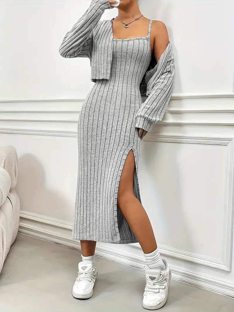 Plus size dames 2-delige gerib - Crop Top Crochet recensie en prijs